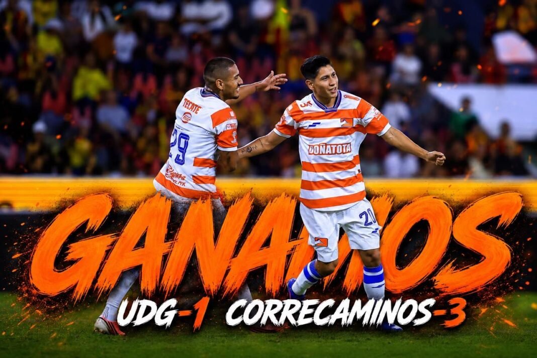 HABLA CORRECAMINOS EN LA CANCHA: LE PEGA 3-1 A LEONES NEGROS