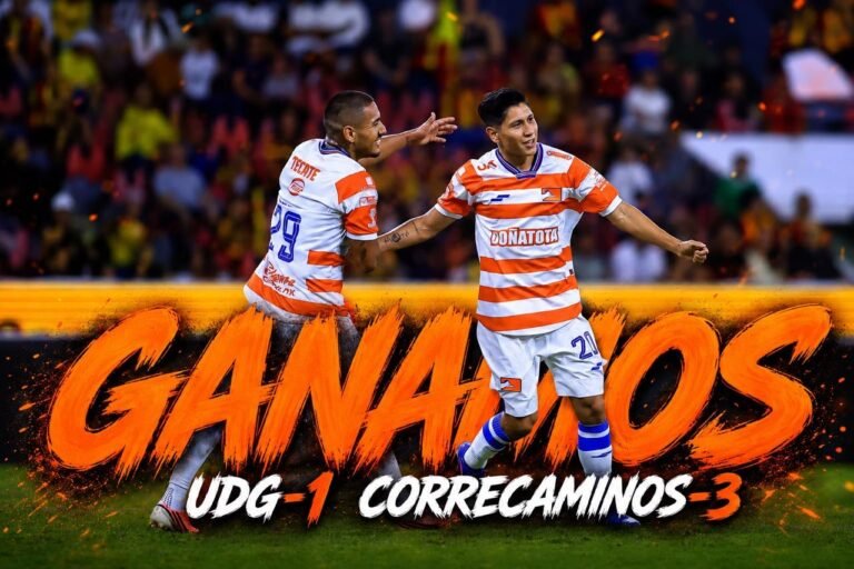 HABLA CORRECAMINOS EN LA CANCHA: LE PEGA 3-1 A LEONES NEGROS