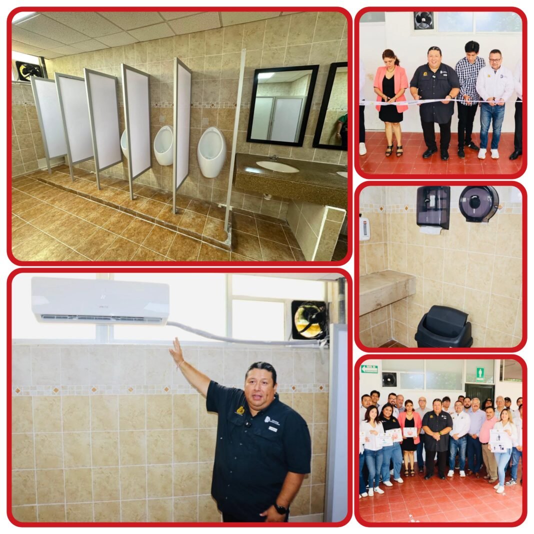 Entrega Tec Madero baños rehabilitados y climatizados para estudiantes