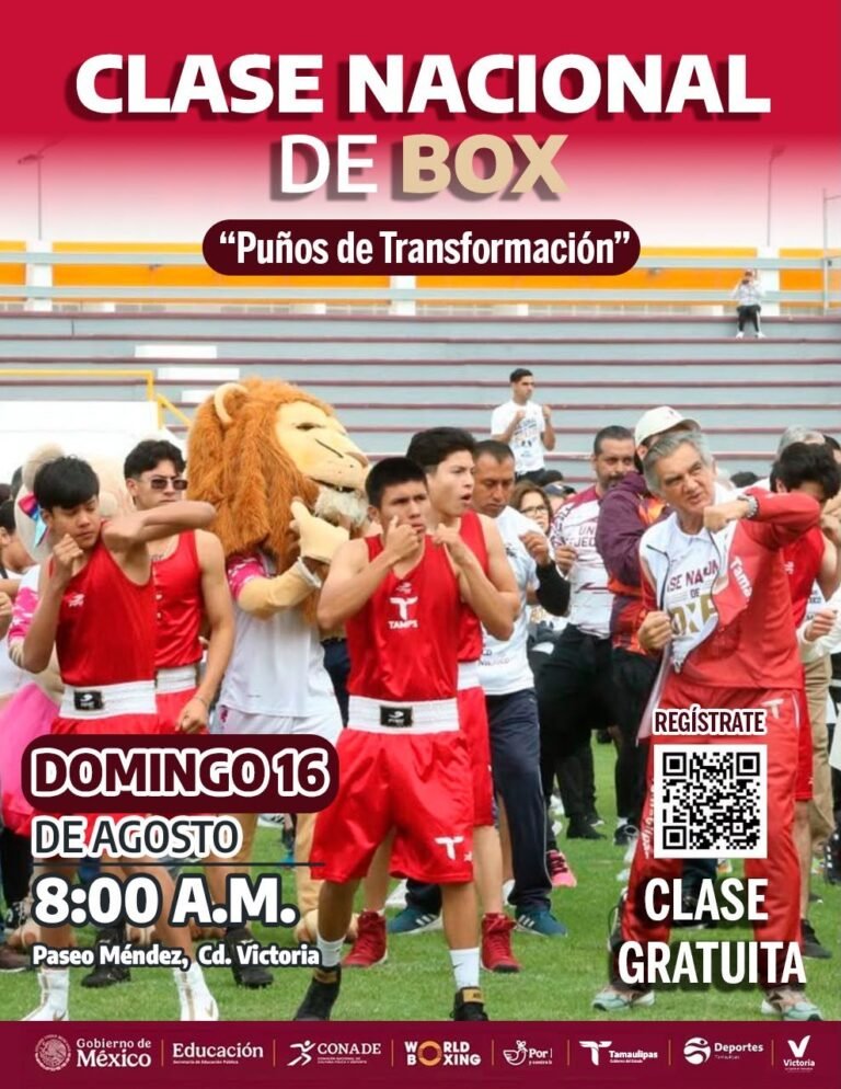 Llega a Tamaulipas la Clase Nacional de Boxeo “Puños de Transformación”