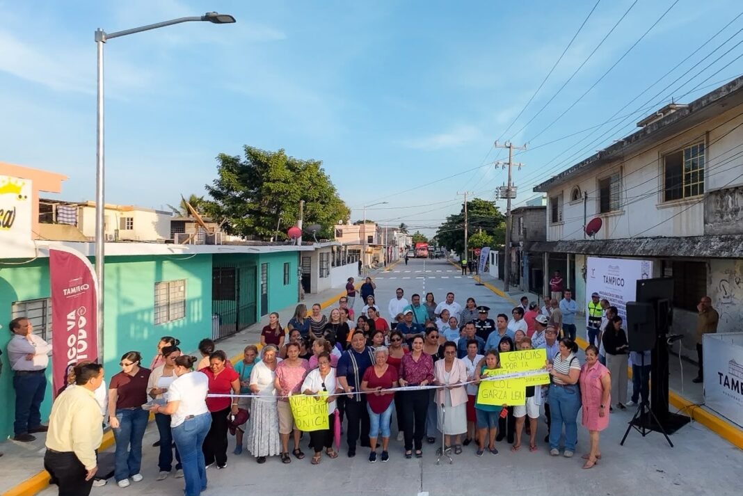 Transforma Mónica Villarreal vialidad con 2.5 Mdp en Natividad Garza Leal tras 49 años de espera