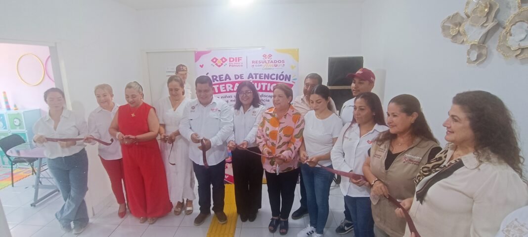 Pánuco fortalece la inclusión con nueva sala de terapias infantiles