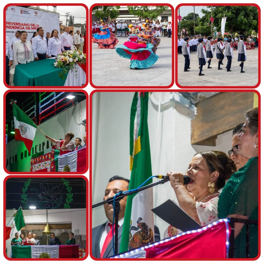¡Viva México! Celebra Platón Sánchez el Grito de Independencia