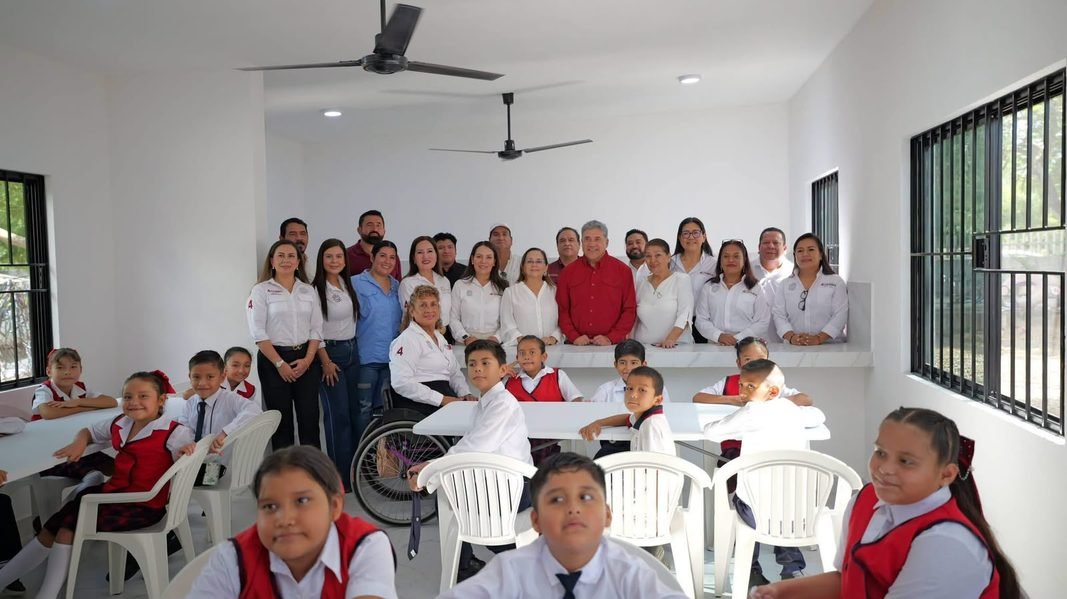 Inaugura Armando Martínez comedor escolar en beneficio del sector rural