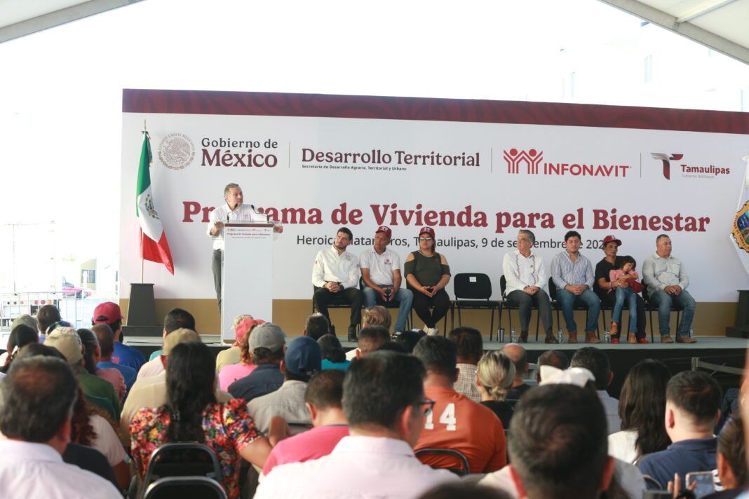 Tamaulipas, tercer estado con mayor avance en Programa de Vivienda para el Bienestar