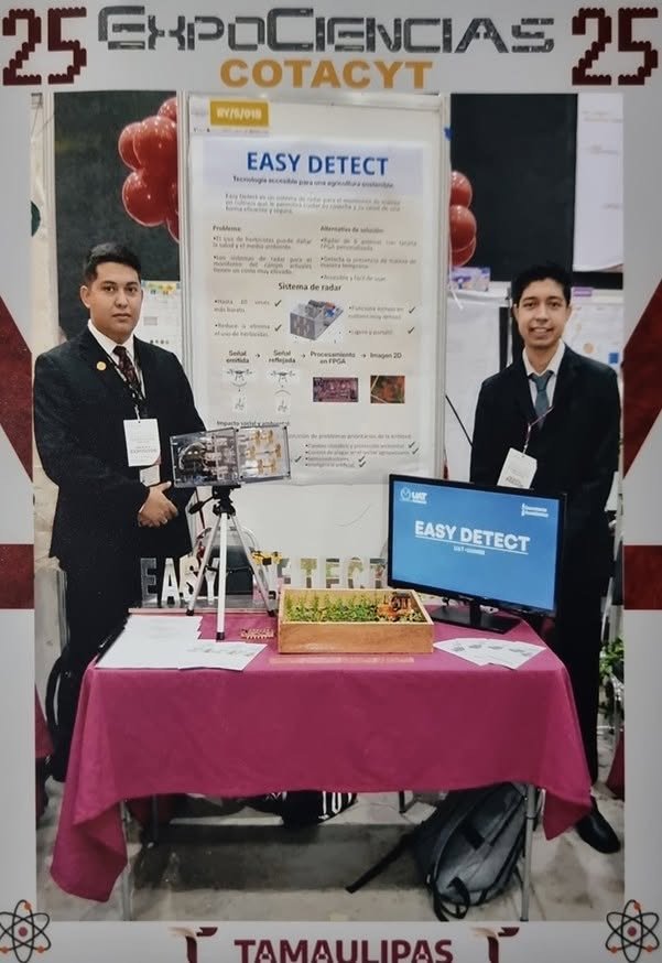 Estudiante de la UAT gana medalla de plata en Malasia con radar agrícola innovador