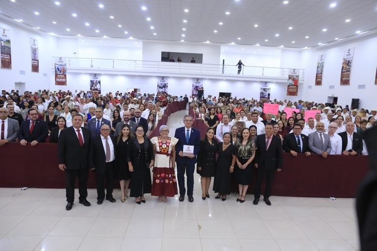 En Aldama, anuncia Américo 250 Viviendas para el Bienestar y rehabilitación del camino La Azufrosa-El Nacimiento