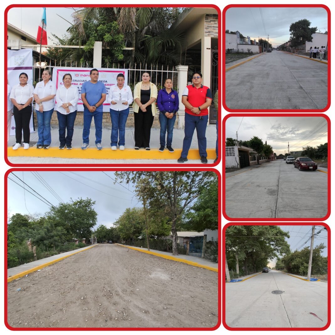 Mayra Anel entrega cuatro obras y acelera transformación urbana de Pánuco