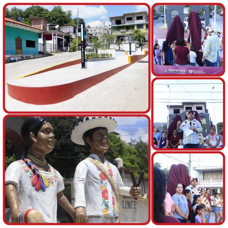 Tantoyuca honra su historia; Roberto San Román inaugura la Glorieta Monumento al Niño