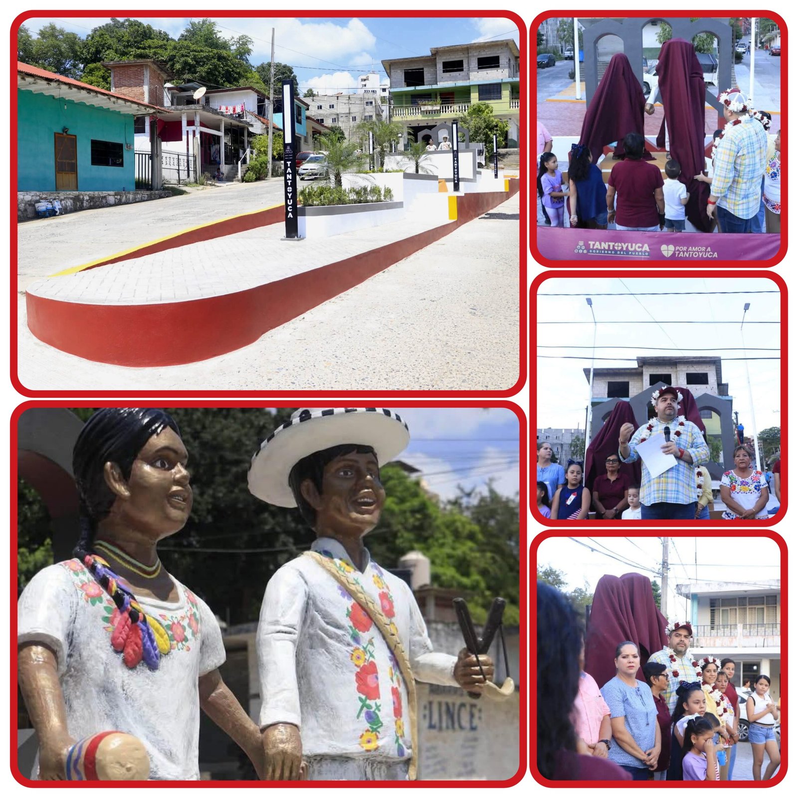 Tantoyuca honra su historia; Roberto San Román inaugura la Glorieta Monumento al Niño