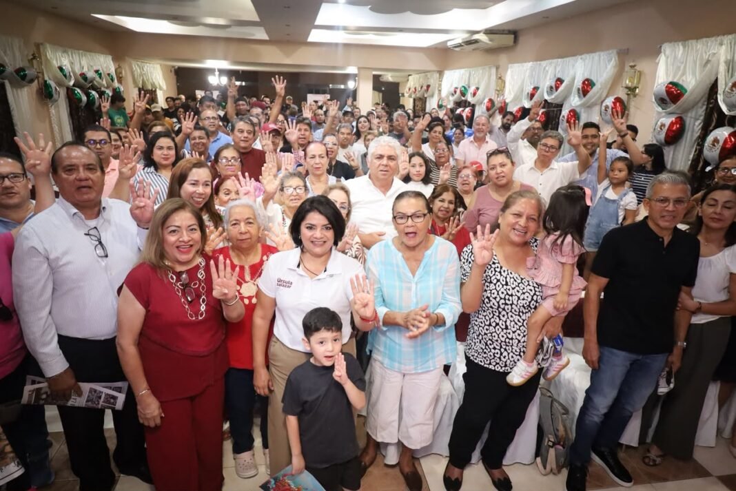 Intensifica Úrsula Salazar asambleas informativas en defensa de la soberanía