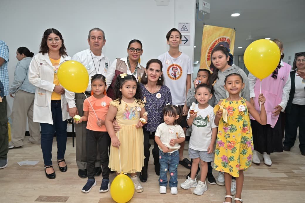 La Presidenta del sistema DIF Tampico participó en el evento “Mes Dorado, Prevención de Cáncer Infantil”