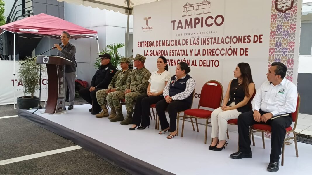 Gobierno de Tampico dignifica instalaciones policiales y refuerza estrategia de seguridad