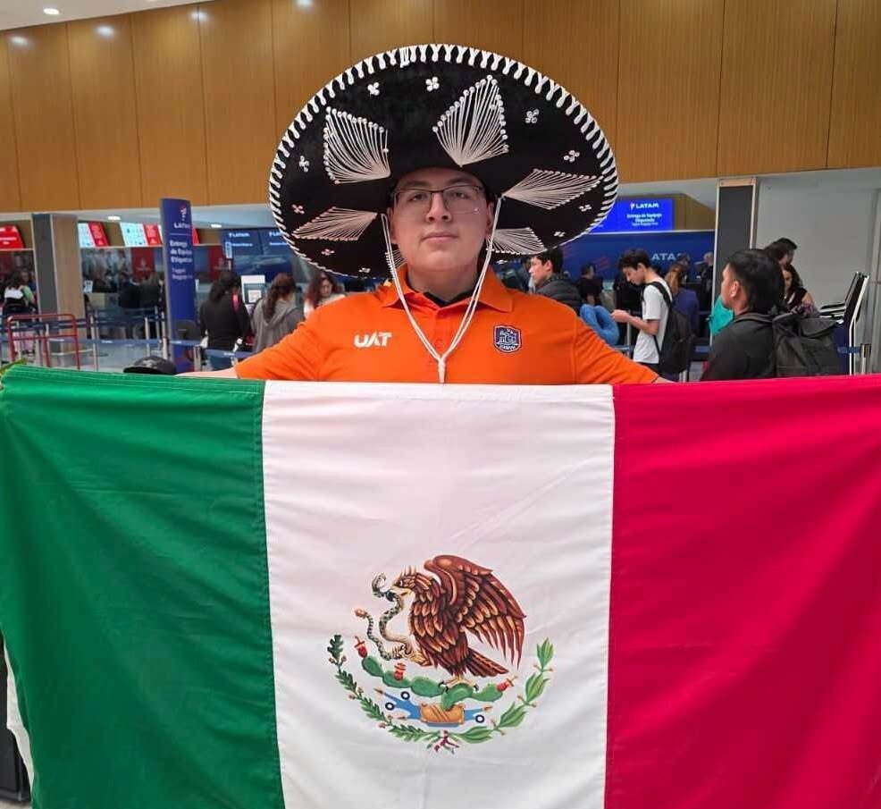 Alumno de la UAT gana medalla histórica en la Olimpiada Iberoamericana de Química