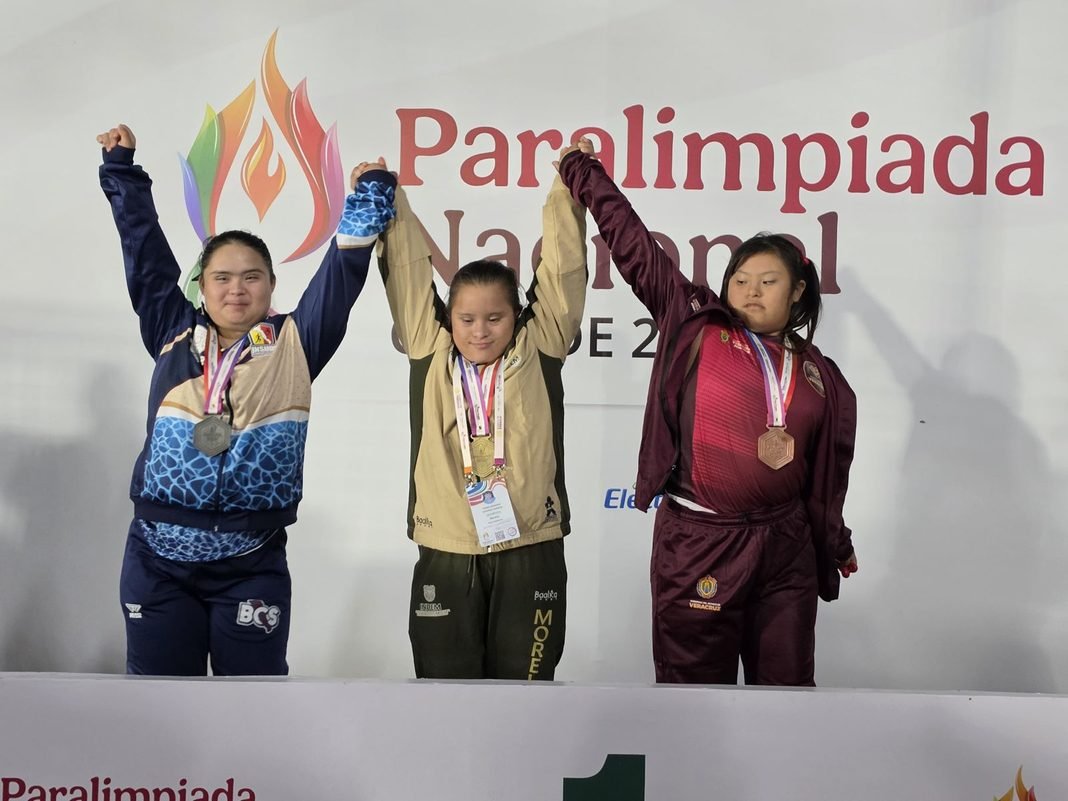 Gran jornada de medallas para Veracruz en la Paralimpiada Nacional