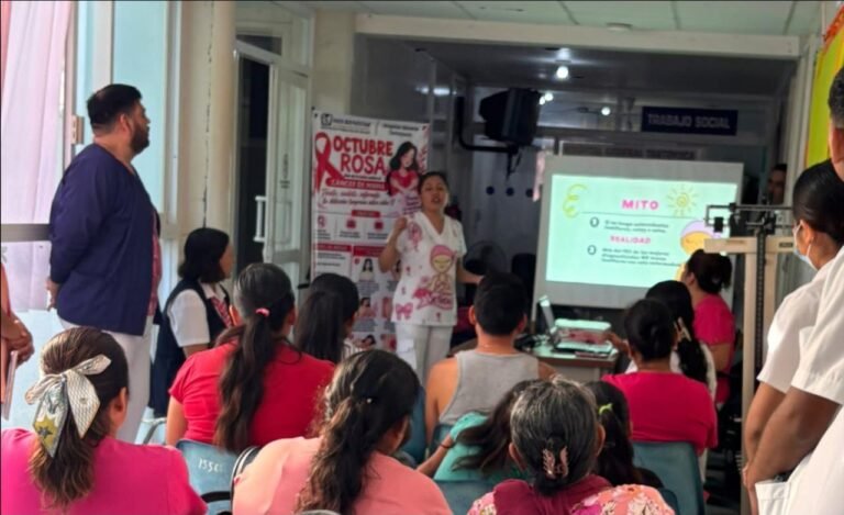 Romper mitos y detectar a tiempo: Hospital de Tantoyuca fortalece prevención del cáncer de mama