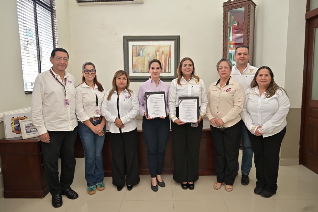 Firma DIF Tampico convenio de colaboración con el CETis #22 para favorecer el aprendizaje de los jóvenes estudiantes