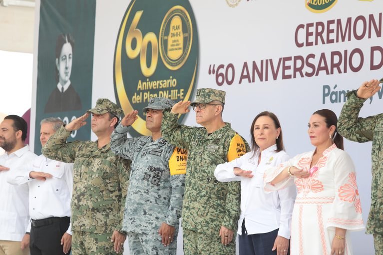 PÁNUCO, CUNA DEL PLAN DN-III-E; ROCÍO NAHLE CONMEMORA 60 AÑOS DE AUXILIO Y SOLIDARIDAD