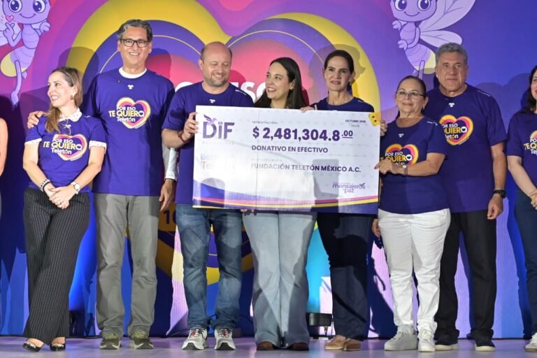 Se suma el Gobierno Municipal y el DIF Tampico al Teletón 2026 con una aportación de 100 mil pesos