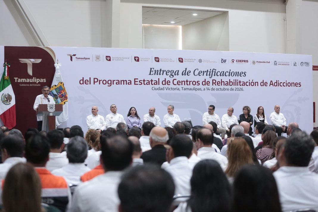 Programa para regularizar Centros de Rehabilitación de Adicciones en Tamaulipas será ejemplo nacional