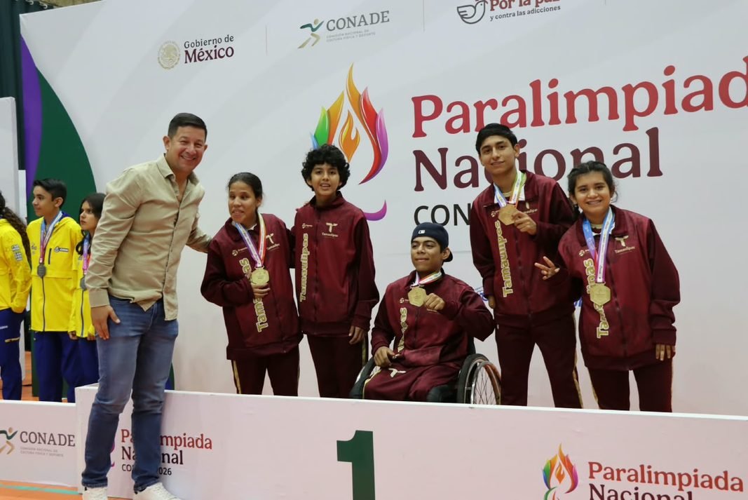 Tamaulipas sigue destacando en la Paralimpiada Nacional 2026