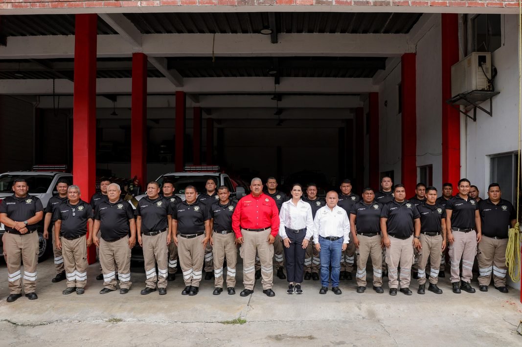 Mónica Villarreal transforma capacidad operativa de Bomberos de Tampico