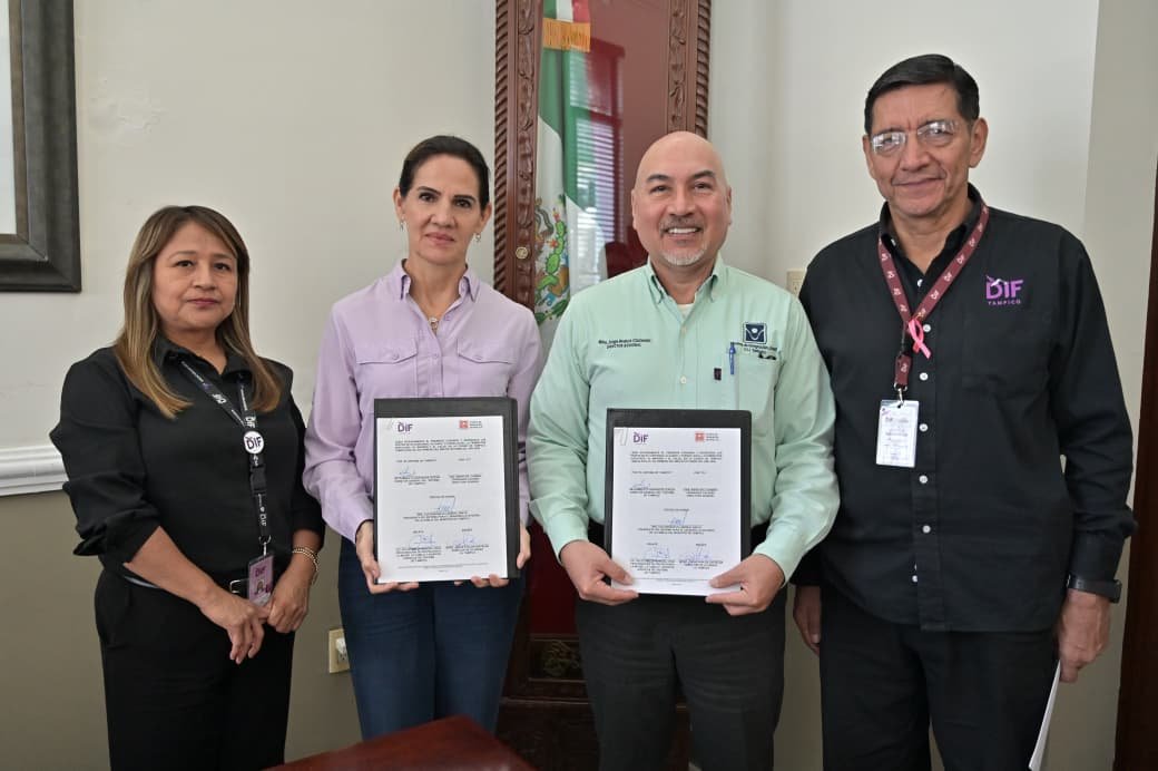 DIF Tampico y Centro de Integración Juvenil Firman Convenio para Fortalecer Redes de Apoyo a los Jóvenes y sus Familias