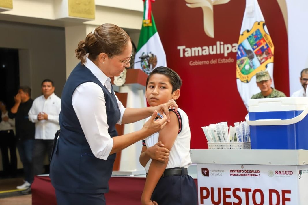 Inicia Gobierno de Tamaulipas, Campaña de Vacunación Invernal 2026-2027